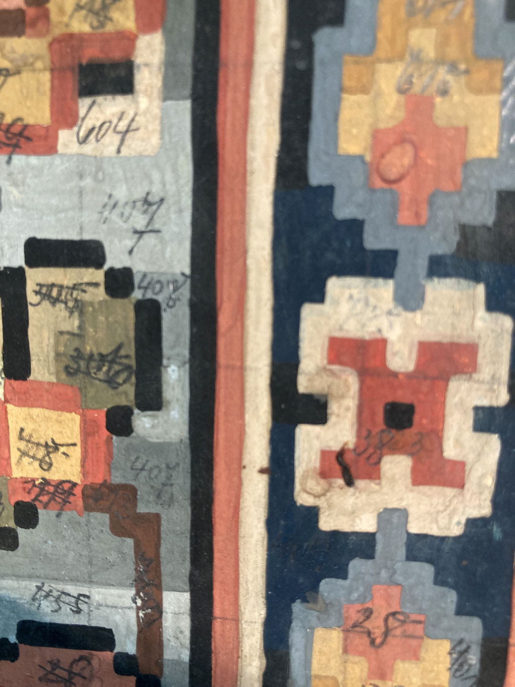 Historische Patrone Tapestry Detail